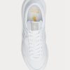 Baskets blanches en cuir et Oxford Ralph Lauren Train 89 pour femme Baskets blanches en cuir et Oxford Ralph Lauren Train 89 pour femme