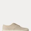 Baskets en toile grises Ralph Lauren pour femmes Baskets en toile grises Ralph Lauren pour femmes