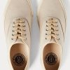 Baskets en toile grises Ralph Lauren pour femmes Baskets en toile grises Ralph Lauren pour femmes