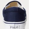 Baskets à enfiler bleu marine Ralph Lauren Keaton Polo Bear pour homme