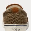 Baskets à enfiler en tweed Keaton pour homme Ralph Lauren marron/marron