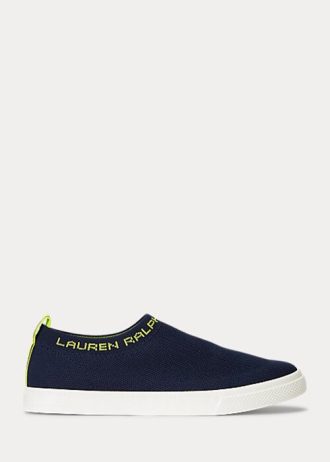 Baskets à enfiler Jordyn bleu marine Ralph Lauren pour femme