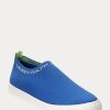 Baskets à enfiler Jordyn bleues Ralph Lauren pour femme Baskets à enfiler Jordyn bleues Ralph Lauren pour femme