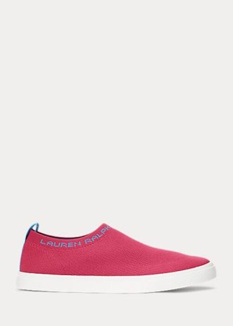 Baskets à enfiler Jordyn fuchsia Ralph Lauren pour femme