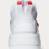 Baskets montantes blanches Ralph Lauren PS100 pour homme Baskets montantes blanches Ralph Lauren PS100 pour homme