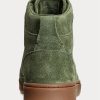 Baskets montantes en daim Ralph Lauren Court vertes pour homme Baskets montantes en daim Ralph Lauren Court vertes pour homme