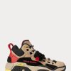 Baskets montantes marron Ralph Lauren PS100 pour homme Baskets montantes marron Ralph Lauren PS100 pour homme