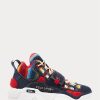 Baskets montantes multicolores Ralph Lauren PS100 à imprimés multiples pour homme Baskets montantes multicolores Ralph Lauren PS100 à imprimés multiples pour homme
