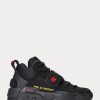 Baskets montantes noires Ralph Lauren PS100 pour homme Baskets montantes noires Ralph Lauren PS100 pour homme