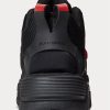 Baskets montantes noires Ralph Lauren PS100 pour homme Baskets montantes noires Ralph Lauren PS100 pour homme