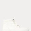 Baskets montantes Ralph Lauren Bryn crème pour femmes Baskets montantes Ralph Lauren Bryn crème pour femmes
