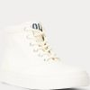 Baskets montantes Ralph Lauren Bryn crème pour femmes Baskets montantes Ralph Lauren Bryn crème pour femmes