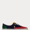 Baskets multicolores en velours côtelé à blocs de couleurs pour homme Ralph Lauren Keaton Baskets multicolores en velours côtelé à blocs de couleurs pour homme Ralph Lauren Keaton