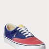 Baskets multicolores en velours côtelé à blocs de couleurs pour homme Ralph Lauren Keaton Baskets multicolores en velours côtelé à blocs de couleurs pour homme Ralph Lauren Keaton