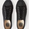 Baskets noires en toile Ralph Lauren pour hommes Baskets noires en toile Ralph Lauren pour hommes