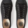 Baskets noires en toile Ralph Lauren pour hommes Baskets noires en toile Ralph Lauren pour hommes