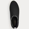 Baskets noires à enfiler Jordyn Ralph Lauren pour femmes Baskets noires à enfiler Jordyn Ralph Lauren pour femmes