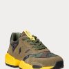 Baskets Ralph Lauren Jogger en daim et ripstop camouflage pour homme Baskets Ralph Lauren Jogger en daim et ripstop camouflage pour homme