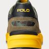 Baskets Ralph Lauren Jogger en daim et ripstop camouflage pour homme Baskets Ralph Lauren Jogger en daim et ripstop camouflage pour homme