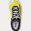 Baskets Ralph Lauren Polo Sport Tech Racer jaunes/noires pour femme