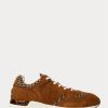 Baskets Ralph Lauren Trackster 200 Harris Tweed® marron pour homme Baskets Ralph Lauren Trackster 200 Harris Tweed® marron pour homme