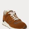 Baskets Ralph Lauren Trackster 200 Harris Tweed® marron pour homme Baskets Ralph Lauren Trackster 200 Harris Tweed® marron pour homme