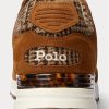 Baskets Ralph Lauren Trackster 200 Harris Tweed® marron pour homme Baskets Ralph Lauren Trackster 200 Harris Tweed® marron pour homme
