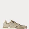 Baskets Ralph Lauren Trackster 200 kaki pour homme Baskets Ralph Lauren Trackster 200 kaki pour homme