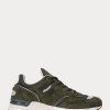 Baskets Trackster 200 olive pour homme Ralph Lauren Baskets Trackster 200 olive pour homme Ralph Lauren