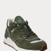 Baskets Trackster 200 olive pour homme Ralph Lauren Baskets Trackster 200 olive pour homme Ralph Lauren