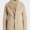 Blazers beiges en sergé extensible Ralph Lauren pour femme Blazers beiges en sergé extensible Ralph Lauren pour femme