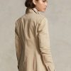Blazers beiges en sergé extensible Ralph Lauren pour femme Blazers beiges en sergé extensible Ralph Lauren pour femme
