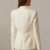 Blazers blancs en gabardine de laine Safford Ralph Lauren pour femme