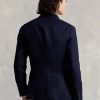 Blazers de costume en lin doux bleu marine pour homme Ralph Lauren Polo