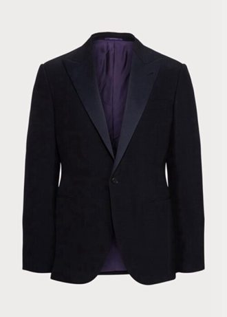 Blazers de smoking bleu marine pour hommes Ralph Lauren Gregory Barathea