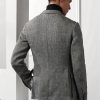Blazers de sport gris à chevrons faits main pour homme Ralph Lauren Kent Blazers de sport gris à chevrons faits main pour homme Ralph Lauren Kent