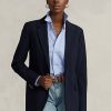 Blazers extensibles à deux boutons bleu marine Ralph Lauren pour femme Blazers extensibles à deux boutons bleu marine Ralph Lauren pour femme