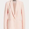 Blazers roses en georgette Ralph Lauren pour femmes