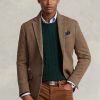 Blazers sport à chevrons doux Polo Ralph Lauren marron pour homme