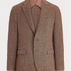 Blazers sport à chevrons doux Polo Ralph Lauren marron pour homme