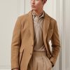 Blazers sport marron en sergé de laine texturée Hadley pour homme Ralph Lauren