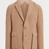 Blazers sport marron en sergé de laine texturée Hadley pour homme Ralph Lauren
