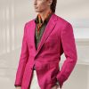 Blazers sport roses pour hommes Ralph Lauren Kent en lin et soie tissés à la main