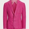 Blazers sport roses pour hommes Ralph Lauren Kent en lin et soie tissés à la main