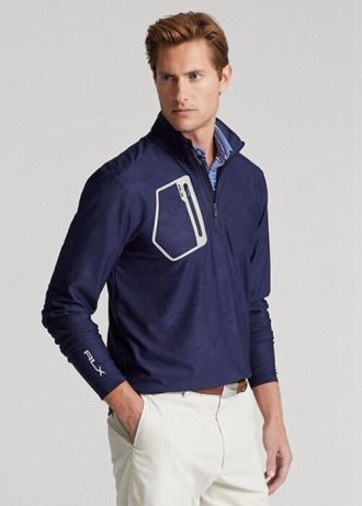 Bleu marine Ralph Lauren GolfClassic Fit Camo Jacquard Pull-over Sweat-shirt