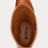 Bottes d’équitation marron en cuir de veau Sallen pour femme Ralph Lauren Bottes d’équitation marron en cuir de veau Sallen pour femme Ralph Lauren
