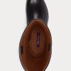 Bottes d’équitation noires en cuir de veau Sallen pour femmes Ralph Lauren Bottes d’équitation noires en cuir de veau Sallen pour femmes Ralph Lauren