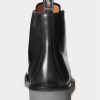 Bottes en cuir noires Talan Ralph Lauren pour hommes Bottes en cuir noires Talan Ralph Lauren pour hommes