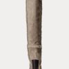 Bottes en daim grises Aubri Ralph Lauren pour femmes Bottes en daim grises Aubri Ralph Lauren pour femmes