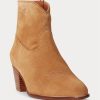 Bottes en daim Lucille Ralph Lauren kaki pour femmes Bottes en daim Lucille Ralph Lauren kaki pour femmes